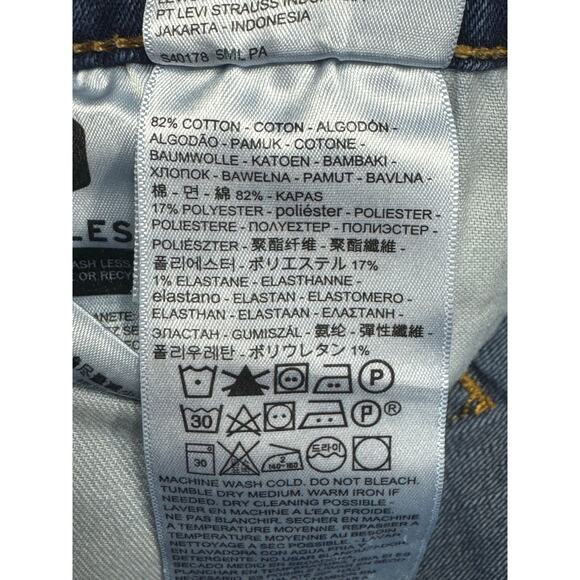 Levi's 511 Men's Slim Fit Straight Leg Blue Denim Jeans - Size 30x32 (30x31) - Picture 4 of 5